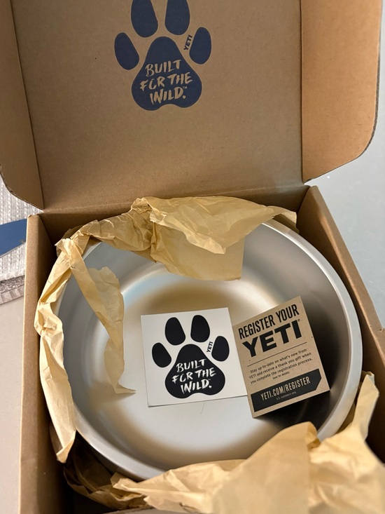 Yeti Other - Yeti Silver Stainless Steel Dog Bowl